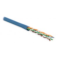 Hyperline UUTP4-C5E-P24-IN-LSZH-BL-100 (100 м) Кабель витая пара