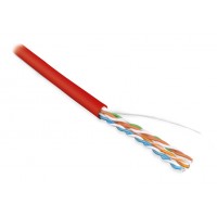 Hyperline UUTP4-C5E-S24-IN-LSZH-RD-305 (305 м) Кабель витая пара