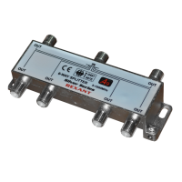Делитель на 6 в упаковке 6-WAY Splitter Silver (+ 7 F-разъемов) Rexant