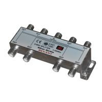 Делитель на 8 в упаковке 8-WAY Splitter Silver (+ 9 F-разъемов) Rexant