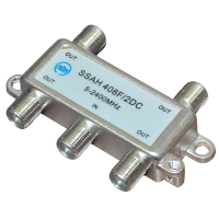 Делитель спутниковый на 4 SSAH 408F/2DC RTM