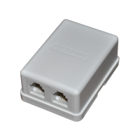 Розетка телефонная 2 порта 6P-4C Rexant