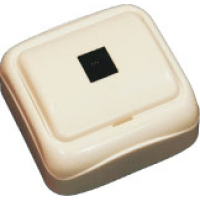 Розетка телефонная накладная 6P-4C Rexant, большая