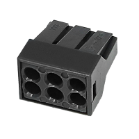 Экспресс-клемма электромонтажная 6 x 2.5 мм2 Rexant, с пастой