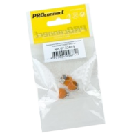 Экспресс-клемма электромонтажная 4 x 2.5 мм2 Proconnect, 3 шт/упак