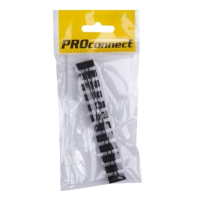 Колодка клеммная КВ-6 Proconnect, 6 мм2, 6 А, полипропилен, черный, 1 шт/упак