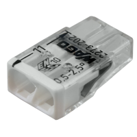 Экспресс-клемма электромонтажная 2 x 2.5 мм2 WAGO