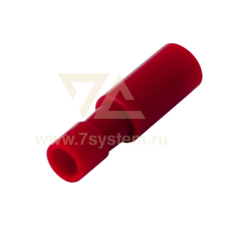 Разъем полностью изолированный круглый (гнездо) AEF1.25-156A Rexant, 100 шт/упак