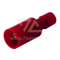 Разъем полностью изолированный круглый (штекер) AEM1.25-156A Rexant, 100 шт/упак