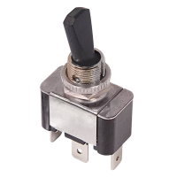 Тумблер однополюсный 12V 30А (3c) ON-OFF с желтой подсветкой LED (ASW-07D-2)