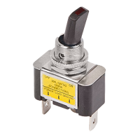 Тумблер однополюсный 12V 30А (3c) ON-OFF с зеленой подсветкой LED (ASW-07D-2)