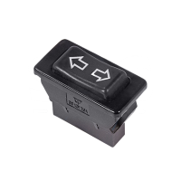 Выключатель клавишный черный 12V 20А (5с) On-Off-On (ASW-01)