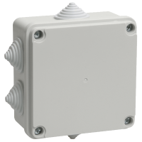 Коробка распределительная 100 x 100 x 50 мм КМ41234, 6 вводов, IP55 IEK
