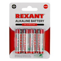 Элемент питания алкалиновый AA Rexant