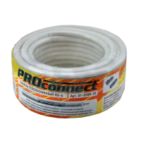 Кабель коаксиальный RG-6U Proconnect, белый, 10 м