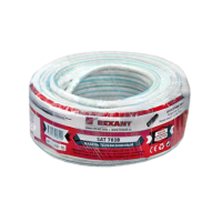 Кабель коаксиальный SAT 703 B Cu/Cu Rexant, белый, 20 м