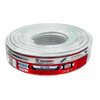 Кабель коаксиальный SAT 703 B Cu/Cu Rexant, белый, 50 м