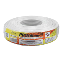 Кабель коаксиальный RG-6U Proconnect, белый, 50 м