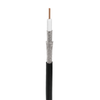 Кабель коаксиальный RG-11 Netlan, полиэтилен, черный, 305 м