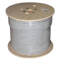 Кабель коаксиальный N71LSZH BetaCavi, пожаробезопасный, серый, 250 м