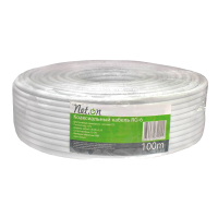Кабель коаксиальный RG-6U CCS Net.On, белый, 100 м