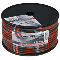 Кабель акустический RED-BLACK 2 х 1.5 мм Proconnect, 100 м