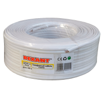 Кабель телефонный 4 жилы Rexant, белый, 100 м