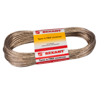 Трос стальной 2.5 мм Rexant, в ПВХ изоляции, моток 20 м