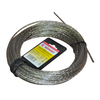 Трос стальной 3 мм Rexant, в ПВХ изоляции, моток 20 м