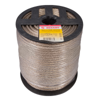 Трос стальной 5 мм Rexant, в ПВХ изоляции, катушка 100 м