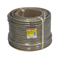 Трос стальной 10 мм Rexant, в ПВХ изоляции, катушка 50 м