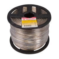 Трос стальной 2.5 мм Rexant, в ПВХ изоляции, катушка 200 м