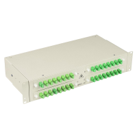 Кросс оптический стоечный ШКОС-32 2U SC/APC ССД, комплект