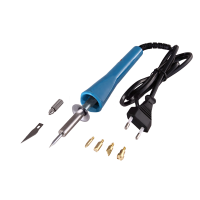 Паяльник-выжигатель 220 В/30 Вт Rexant, 6 насадок