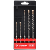Набор буров SDS-plus Зубр, 5 шт/упак