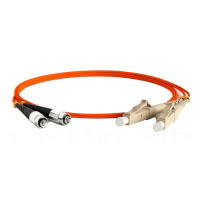 Патчкорд оптический LС/UРC-ST/UPC MM 50/125, Duplex, 3 м