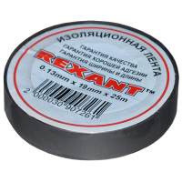 Изолента 19 мм x 25 м Rexant, серая
