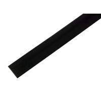 Термоусадочная трубка 13.0 мм / 6.5 мм Rexant, черная, 1 м