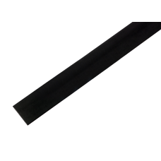 Термоусадочная трубка 22.0 мм / 11.0 мм Rexant, черная, 1 м