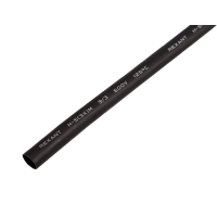 Термоусадочная трубка клеевая 9.0 мм / 3.0 мм H-5 Rexant, черная, 1 м