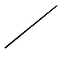 Термоусадочная трубка 10.0 мм / 5.0 мм Rexant, черная, 100 м