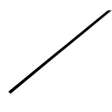 Термоусадочная трубка 10.0 мм / 5.0 мм Rexant, черная, 100 м