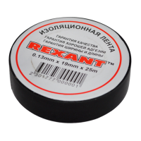 Изолента 19 мм x 25 м Rexant, черная