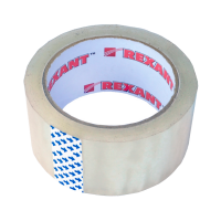 Скотч упаковочный 48 мм x 66 м Rexant, 50 мкм, прозрачный