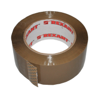 Скотч упаковочный 48 мм x 150 м Rexant, 50 мкм, коричневый
