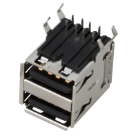 Разъем 2xUSB A(гнездо) на плату Rexant, металл