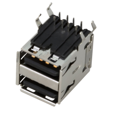 Разъем 2xUSB A(гнездо) на плату Rexant, металл