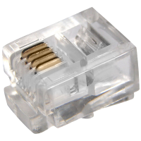 Разъем телефонный 6P4C Rexant, 100 шт/упак
