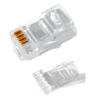 Разъем RJ45 8P8C со вставкой CAT6 Rexant, 50 шт/упак
