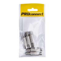 Разъем ТВ(штекер) Никель Proconnect, с пружиной, 5 шт/упак